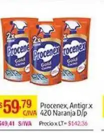 Procenex Antigr. Naranja D/p x 420 ml