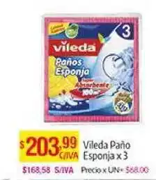 Medamax Vileda Paño Esponja x 3 oferta