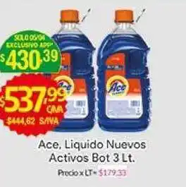 Medamax Ace Liquido Nuevos Activos Bot 3 Lt. oferta