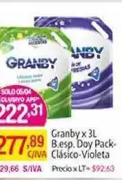 Granby x 3L B.esp. Doy Pack Clásico-Violeta