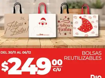 Supermercados DIA BOLSAS REUTILIZABLES oferta