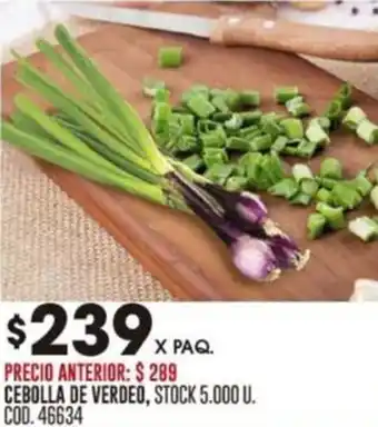Coto CEBOLLA DE VERDEO oferta