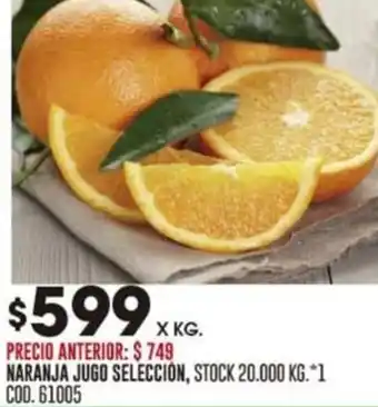 Coto NARANJA JUGO SELECCIÓN oferta