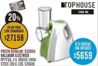 Coto RALLADOR ELECTRICO FP7715, X U oferta