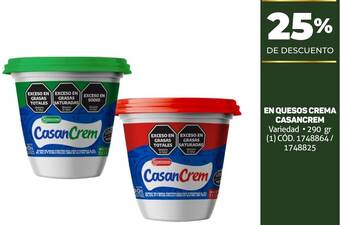 Makro EN QUESOS CREMA CASANCREM 290gr oferta