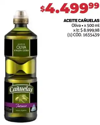 Makro ACEITE CAÑUELAS Oliva x 500 ml oferta