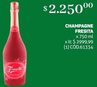 Makro CHAMPAGNE FRESITA x 750 ml oferta