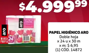 Makro PAPEL HIGIÉNICO ARO Doble hoja x 24u x 30m oferta