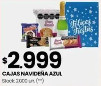 Changomas CAJAS NAVIDEÑA AZUL oferta