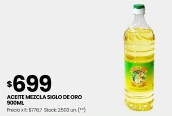 Changomas ACEITE MEZCLA SIGLO DE ORO 900ML oferta
