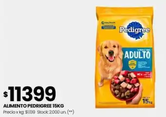 Changomas ALIMENTO PEDRIGREE 15KG oferta