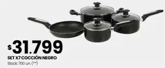 Changomas SET X7 COCCIÓN NEGRO oferta