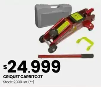 Changomas CRIQUET CARRITO 2T oferta