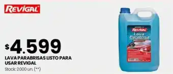 Changomas LAVA PARABRISAS LISTO PARA USAR REVIGAL oferta