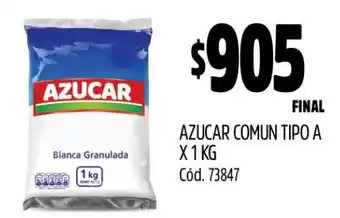 Supermercados Yaguar AZUCAR COMUN TIPO A X 1KG oferta