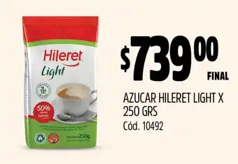 Supermercados Yaguar AZUCAR HILERET LIGHT X 250 GRS oferta