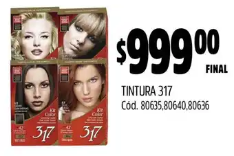 Supermercados Yaguar TINTURA 317 oferta