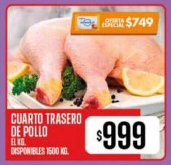 Supermercados Vea CUARTO TRASERO DE POLLO EL KG. oferta