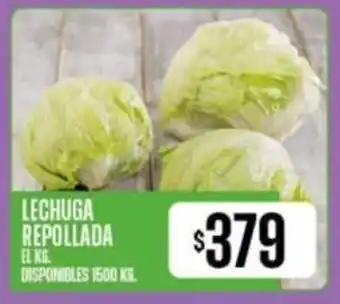 Supermercados Vea LECHUGA REPOLLADA EL KG. oferta