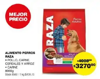 Atomo Conviene ALIMENTO PERROS RAZA POLLO, CARNE, CEREALES Y ARROZ, CARNE 8000g oferta
