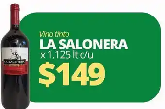 Supermercados A Granel La Salonera Vino Tinto x 1.125 lt oferta