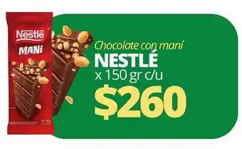 Supermercados A Granel Nestlé Chocolate con Maní x 150 gr oferta