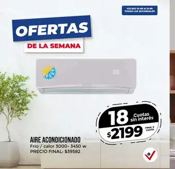 Supermayorista Vital Aire Acondicionado Frío / Calor 3000 - 3450 w oferta