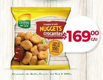 Supermercados Tadicor Nuggets de Pollo Granja del Sol x 300 g oferta