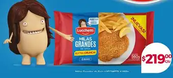 Supermercados Tadicor Milas Grandes de Soja Lucchetti x 560 g oferta