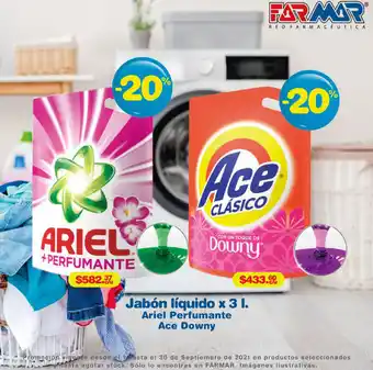 Farmar Ariel Perfumante Ace Downy oferta