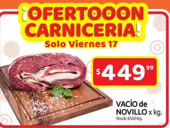 Cordiez Vacio de Novillo xkg oferta