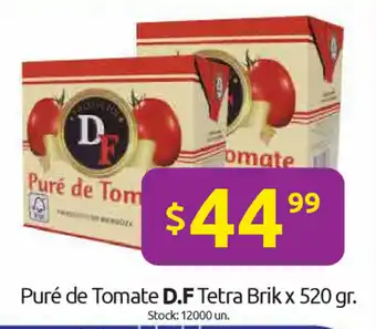 Cordiez D.F Puré de Tomate Tetra Brik x 520gr oferta