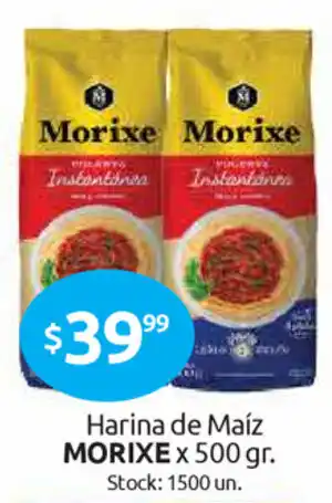 Cordiez Morixe Harina de Maíz x 500gr oferta