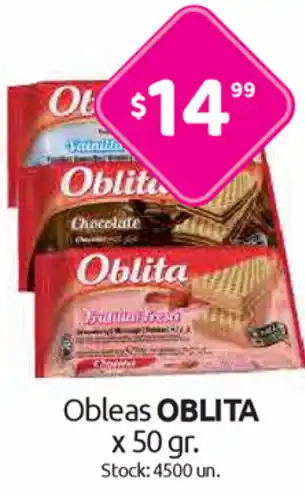 Cordiez Oblita Obleas x 50gr oferta