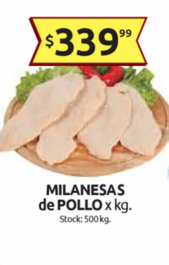 Cordiez Milanesa de Pollo x kg oferta