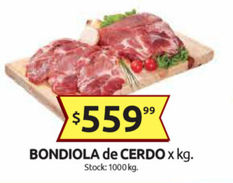 Cordiez Bondiola de Cerdo x kg oferta