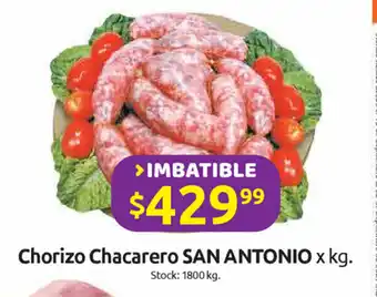 Cordiez San Antonio Chorizo Chacarero oferta