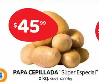 Cordiez Papa Cepillada "Super Especial" x kg oferta