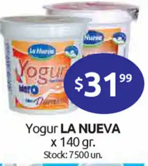 Cordiez La Nueva Yogur x 140gr oferta
