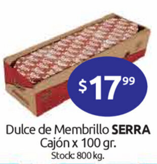 Cordiez Serra Dulce de Membrillo Cajón x 100gr oferta