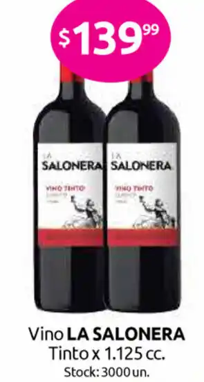 Cordiez La Salonera VIno Tinto x 1.125cc oferta