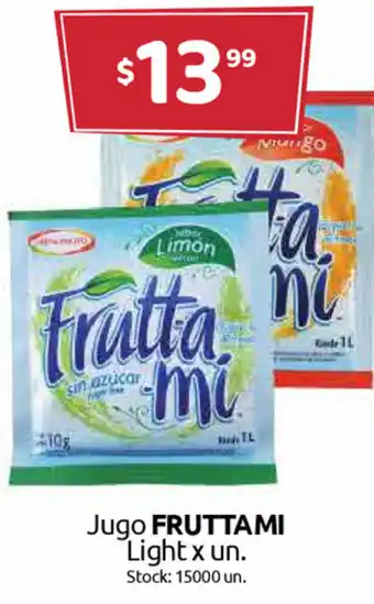 Cordiez Fruttami Jugo Light x un oferta