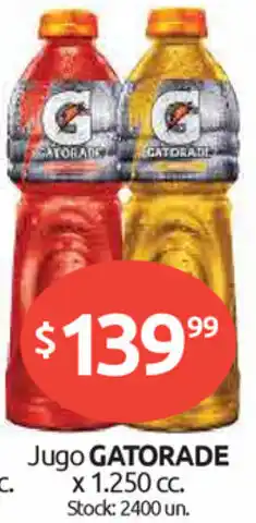 Cordiez Gatorade Jugo x 1.250cc oferta