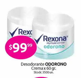 Cordiez Odorono Desodorante Crema x 60gr oferta