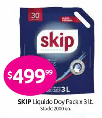 Cordiez Skip Liquido Doy Pack x 3lt oferta