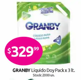 Cordiez Granby Liquido Doy Pack x 3lt oferta