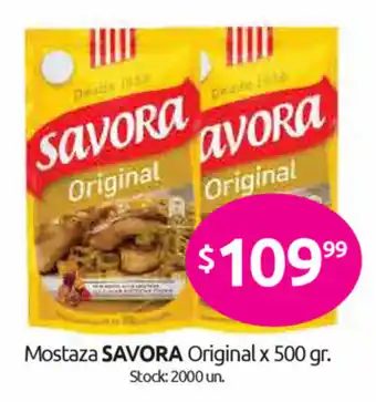 Cordiez Savora Mostaza Original x 500gr oferta