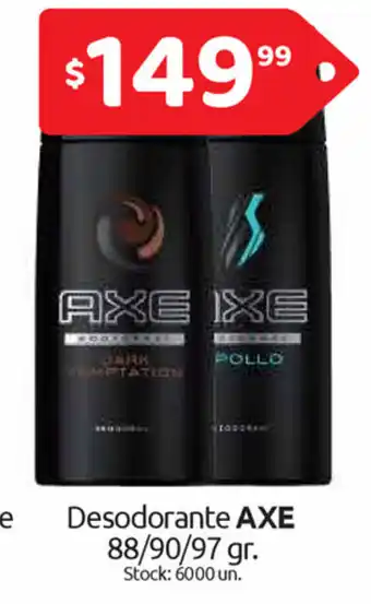 Cordiez Axe Desodorante 88/90/97gr oferta