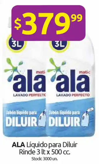 Cordiez Ala Líquido para Diluir Rinde 3lt x 500cc oferta