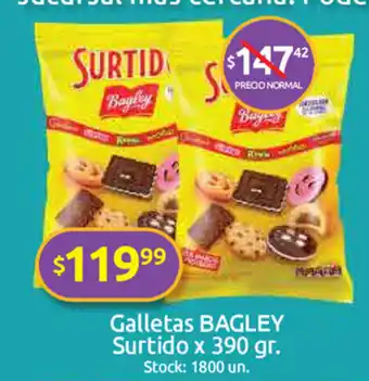 Cordiez Bagley Galletas Surtido x 390gr oferta